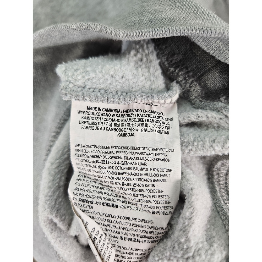 Vans Off The Wall Hoodie Pullover Sweatshirt Mens Sz S Burgundy Grey Skateboard - Picture 5 of 10